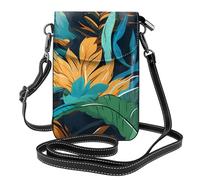 XBKGOHA Small Cell Phone Purse 7.6x4.9in Cool Tiger Printing Leather Crossbody Flap Phone Case For Women, Perfect For Walking, Camping