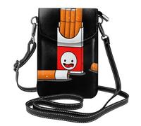 XBKGOHA Small Cell Phone Purse 7.6x4.9in Induce Hormones Printing Leather Crossbody Flap Phone Case For Women, Perfect For Walking, Camping