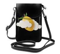 XBKGOHA Small Cell Phone Purse 7.6x4.9in Mango In The Clouds Printing Leather Crossbody Flap Phone Case For Women, Perfect For Walking, Camping
