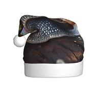 XBKGOHA Snail in the colorful house Printing Christmas Hat for Adult quality accessory soft, lightweight, and fluffy
