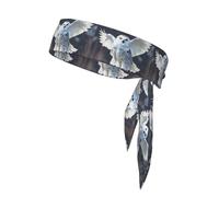 XBKGOHA Snowy Owl Spreads Its Wings Pattern Sports headscarf, sweat absorbing and breathable, motion headband, double-sided kerchief