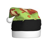 XBKGOHA Squirrels in the apple orchard Printing Christmas Hat for Adult quality accessory soft, lightweight, and fluffy