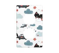 XBKGOHA The Cartoon Phenomenon Picture Double Socket Wall Panel Decorative for Residential and Commercial Areas 4.5x2.76in