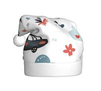 XBKGOHA The cartoon phenomenon Printing Christmas Hat for Adult quality accessory soft, lightweight, and fluffy
