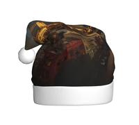 XBKGOHA The rainbow after the rain Printing Christmas Hat for Adult quality accessory soft, lightweight, and fluffy