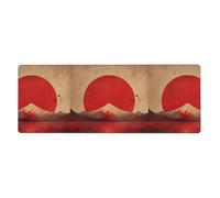 XBKGOHA The Rising Sun Picture Extra Large Mouse Pad Strong Adhesion, Durable, Precise Locking Edge 12x31.5in