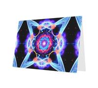 XBKGOHA White Greeting Card Four Dimensional Space Printed for Festive Birthday Party Invitation