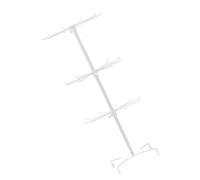 XBOKA Three Layer Display Stand Scarves Hats Holder Socks Jewelry Rack Alloy Texture Jewelry Holder for Retail and Home Use