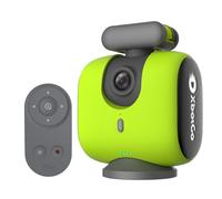 XbotGo Chameleon AI Auto Sports Action Camera - 4K 60FPS Soccer Camera and Basketball Tracking Camera for Team Sports, Live Streaming, No Subscription, Works with iOS & Android (Lemon Green)