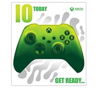Xbox 10th Birthday Card, Childrens Birthday Card For 10th Birthday Celebration, Xbox Card For Kids, Officially Licensed Birthday Card