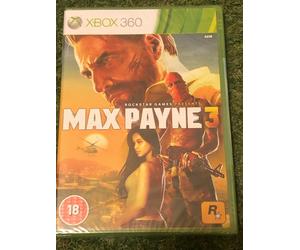 XBOX 360 ROCKSTAR GAME MAX PAYNE 3 III PAL BRAND NEW SEALED MINT