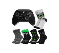 Xbox 5 Pack Calf Socks Breathable Novelty Gift Multipack Xbox Multicolor One Size