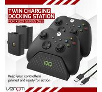 Venom Twin Charging Dock with 2 x Rechargeable Battery Packs - Black (Xbox Series X & S/Xbox One)