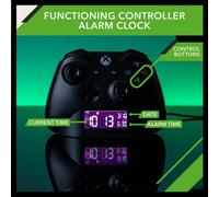 Xbox Controller Alarm Clock, Digital Clock With Date Display, Gamer Bedroom Decor Accessory, Paladone