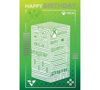 xbox, generic, birthday card