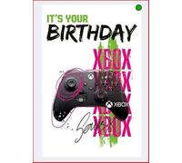 xbox, generic, birthday card
