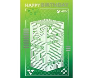 xbox, generic, birthday card
