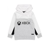 Xbox Hoodie For Boys & Girls | Kids White Grey Game Console Logo Hooded Sweatshirt | Childrens Gamers Jacket Clothing Merchandise 8-9 Years