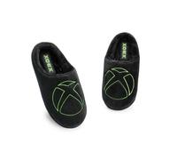 Xbox Mens Black Logo Mule Slippers - 11-12 UK