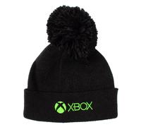 Xbox Men's Logo Bobble Hat | Boys Black | Officially Licensed Merch Xbox Black One Size
