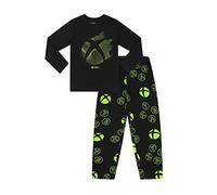 Xbox Official Mens and Boys Matching Gaming Long Pyjama Set Black (10-11 Years)