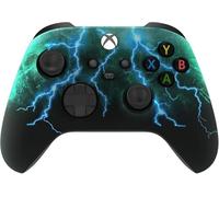 Xbox One Soft Touch Design Custom Gaming Controller -Soft Shell For Comfort Grip X - Microsoft Xbox 1 (Blue Buttons)