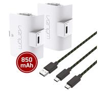 Venom Xbox Controller Rechargeable Battery Twin Pack - White (Xbox Series X & S / Xbox One)