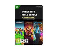 Minecraft Triple Bundle +1020 Minecoins Xbox Game Digital DL