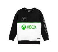Xbox Sweatshirt For Boys & Girls | Kids Black Green Controller Game Sweater Jumper | Childrens Gamers Hoodie Clothing Merchandise 7-8 Years