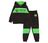 Xbox Text Logo Hoodie and Joggers Set, Kids, 5-15 Years, Black, Official Merchandise