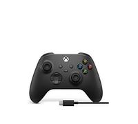 Microsoft Xbox Wireless Controller + USB-C Cable Black Gamepad Analogue / Digital PC, Xbox One, Xbox One S, Xbox One X, Xbox Series S, Xbox Series X