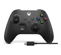 Microsoft Xbox Wireless Controller + USB-C Cable Black Gamepad Analogue / Digital PC, Xbox One, Xbox One S, Xbox One X, Xbox Series S, Xbox Series X
