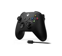 Microsoft Xbox Wireless Controller + USB-C Cable Black Gamepad Analogue / Digital PC, Xbox One, Xbox One S, Xbox One X, Xbox Series S, Xbox Series X