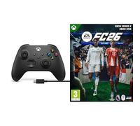 Xbox Wireless Controller + USB-C Cable Series X|S, One, and Windows Devices + EA SPORTS FC 26 Standard Edition Series X One | VideoGame | English