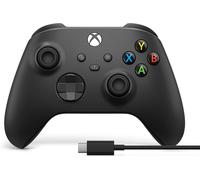 Microsoft Xbox Wireless Controller + USB-C Cable Black Gamepad Analogue / Digital PC, Xbox One, Xbox One S, Xbox One X, Xbox Series S, Xbox Series X