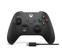 Microsoft Xbox Wireless Controller + USB-C Cable Black Gamepad Analogue / Digital PC, Xbox One, Xbox One S, Xbox One X, Xbox Series S, Xbox Series X