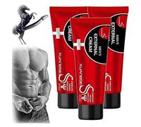 XBS Mens External Cream - 2023 New Men's Energy Strength Massage Cream, Xbs Xuanbse Cream XXXL,Vitality Boost Cream, All Night Powerful Delay Lasting Performance (3PC)