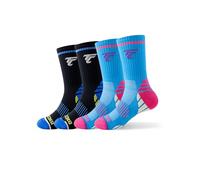 XBSCDA Youth Breathable Athletic Socks with Thickened Toe & Heel Cushioning Design Arch Support High-Elasticity Shock Absorption Boy Girl Unisex for Basketball Soccer Football Tennis 2PC