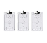 Xbsduih 3 Pieces of Football Clipboard for Coaches Dry Erase Football Board on Two Sides for Trainers 13.78 X 8.7 Inches Durable Scoreboard