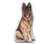 Xbsduih Personalised German Shepherd Pillow, Soft and Comfortable 3D Designed Cushion of Your Favorite Pet Easy to Use