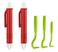 Xbsduih Tick Tweezers for Dogs, Cats, Children, Set of 3, Tick Hooks and Set of 2, Tick Tweezers, Tick Removal Easy and Safe