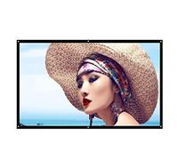 XBTGS 16:9 Full Projector Screen Home Cinema 60/72/100/150 Inch Indoor Outdoor Foldable Video Projection Screen Projector，84 inch