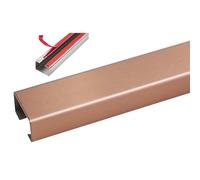 XBTGS Wire Cover/Channel to Protect, Stainless Steel Self-Adhesive Cable Trunking for 2 3 5 7 13 Cables Multicolor Multiple Sizes,Gold-1m-15x10mm