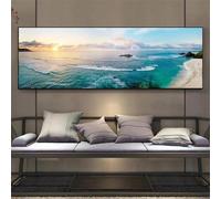 XBTYKPB Canvas Painting, Nature Landscape Painting Wall Art Decor, Posters and Prints Wall Decor, Bedroom Office Kitchen Decor(60x180cm/Frameless)