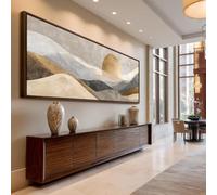 XBTYKPB Long Horizontal Canvas Art, Abstract Narrow Wall Print,Framed Nature Poster Art, Wide Decor for Office, Hall Living Room(30x90cm/Frameless)