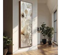 XBTYKPB Long Narrow Canvas Wall Art, Tall Thin Canvas Print, Vertical Abstract Scene, Large Hallway Decor, Large Canvas Painting(55x110cm/Frameless)