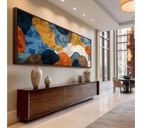 XBTYKPB Long Narrow Wall Art, Framed Abstract Canvas or Poster Print, Wide Horizontal Wall Decor for Living Room, Office Hallway(45x135cm/Frameless)
