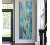 XBTYKPB Long Vertical Canvas Print for Office, Tall Narrow Wall Painting for Dining Room, Living Room,or Bedroom, Narrow Artwork(30x90cm/Frameless)