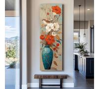 XBTYKPB Tall Narrow Canvas Wall Art, Long Vertical Print for Office, Dining Room, Living Room, or Bedroom, Long Narrow Artwork(30x90cm/Frameless)