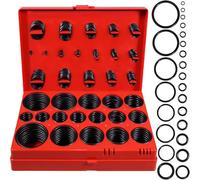 XBVV 419 PCS Universal Metric O-Ring Kit，32 Sizes Buna-N 70A Rubber O Ring Assortment Set for Various Car Auto Faucet Plumbing Pressure Washer Air or Gas Sealing Repair Resist Oil and Heat